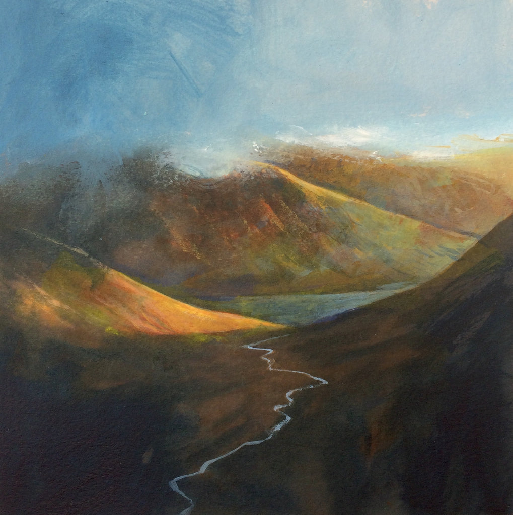 Sunlight and Shadow - The Lakes Print