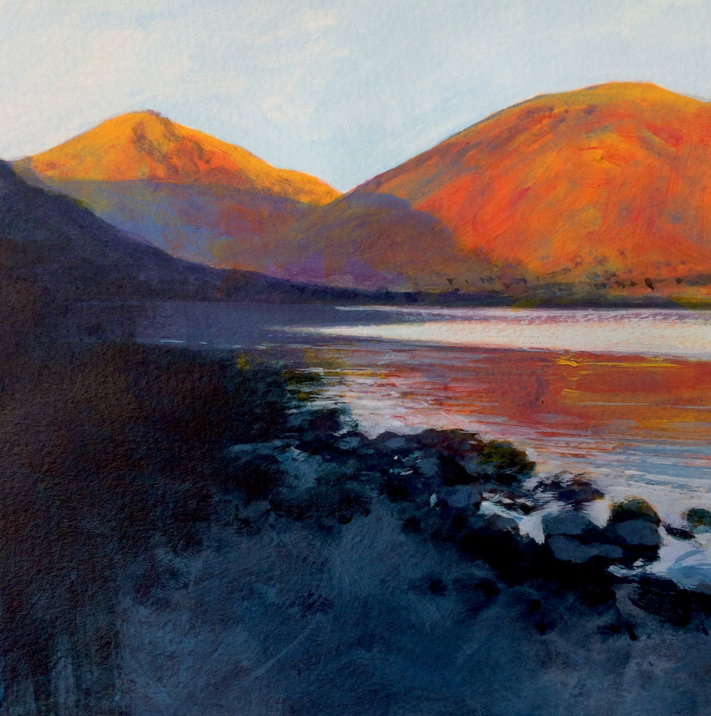Purple shadows - Wasdale Print