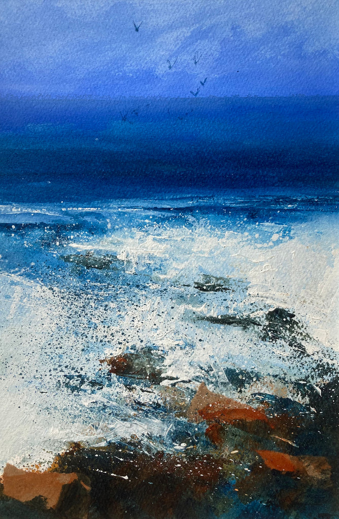A flurry of gulls