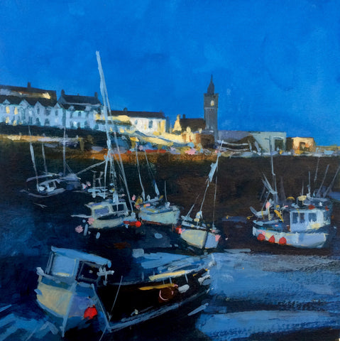 Cobalt Evening - Porthleven Print